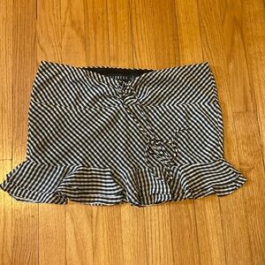 Gingham mini skirt
